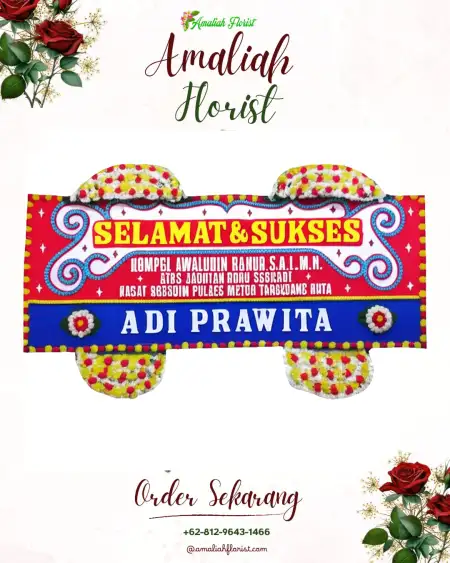 Papan Bunga Ucapan Selamat Cipadang